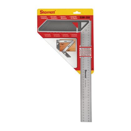 Imagem de Esquadro Starrett Cabo Alumínio 35cm 14"