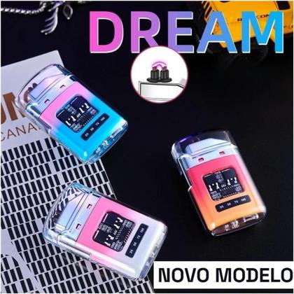 Imagem de Esqueiro Acendedor De Plasmas Isqueiro Portátil Eletrônico Recarregável Usb a prova TB1916d