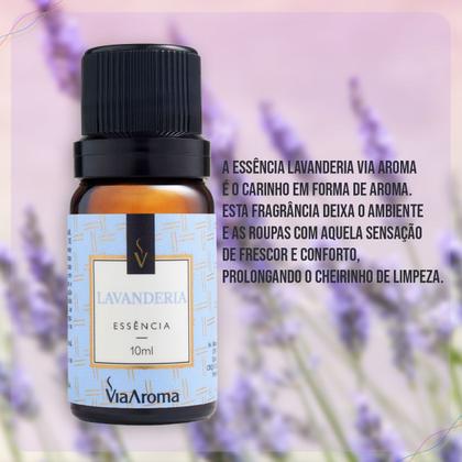 Imagem de Essencia Aromatica Para Difusor De Ambiente - Via Aroma 10ml - Lavanderia