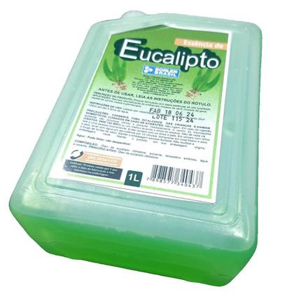 Imagem de Essência Eucalipto Concentrado Para Sauna 1 Litro 2 Unidades