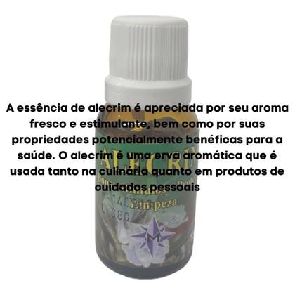 Imagem de Essência Líquida Alecrim Para Aromatizador e Difusor 15 ml