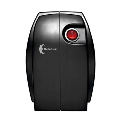 Imagem de Estabilizador 300Va Coletek, Monovolt 115V, 4 Tomadas, Preto