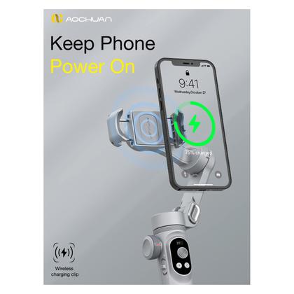 Imagem de Estabilizador de cardan AOCHUAN Smart X Pro para smartphone