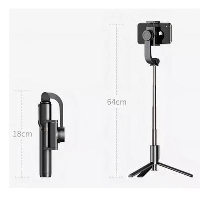 Imagem de Estabilizador De Celular Automático Gimbal Bluethoot E Tripé