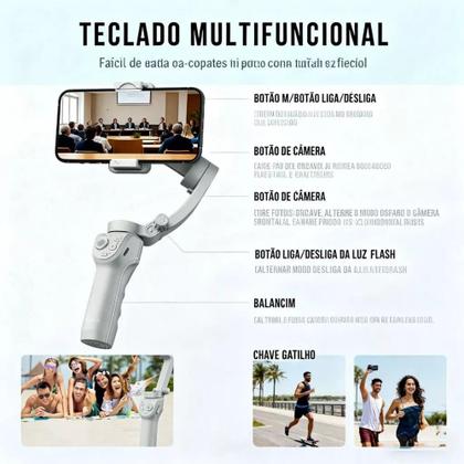Imagem de Estabilizador de Celular Portátil Gimbal