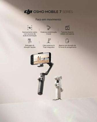 Imagem de Estabilizador Dji Osmo Mobile 7p - Cinza Escuro Br Dji132