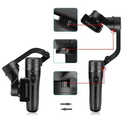 Imagem de Estabilizador para Celular FeiyuTech Vlog Pocket Gimbal 3 Eixos