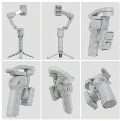 Imagem de Estabilizador Peining M01 Gimbal - Celular - 3 Eixos Cor Cinza