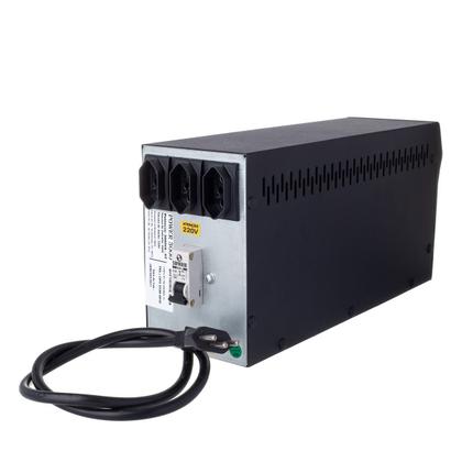Imagem de Estabilizador Power 3 KVA 3000VA 220V Entrada e Saída Proteçao Eletronica Contra Oscilaçao de Tensao Ideal para Equipamentos Sensiveis