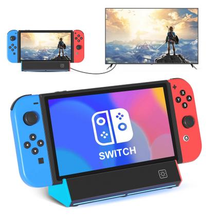 Imagem de Estação De Carregamento Portátil Nintendo Switch OLED Com HDMI 4K E Porta USB 2.0 Tipo C