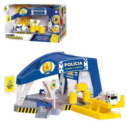 Imagem de Estação De Policia Justiça Samba Toys Com Rampa e Caminhão