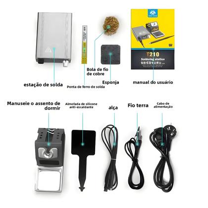 Imagem de Estação De Solda Digital De 75W Com Display, Ferramenta De Reparação De Soldagem De Precisão Com