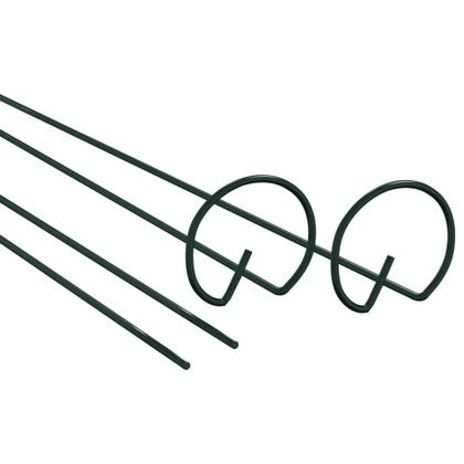 Imagem de Estacas para Plantas de Jardín vidaXL en Acero Verde Oscuro 24x2.4 cm Paquete de 20