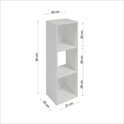 Imagem de Estante 3 Nichos 90cm Torre