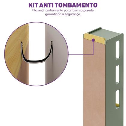 Imagem de Estante 3 Nichos com Porta Petit Casatema MadeiraOriginals