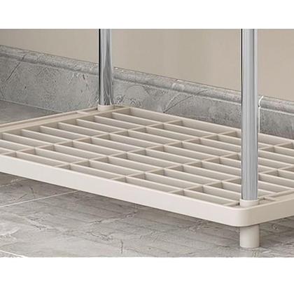 Imagem de Estante 4 Prateleiras Multiuso Desmontável  Organizador Quarto, Cozinha, Banheiro e Escritório