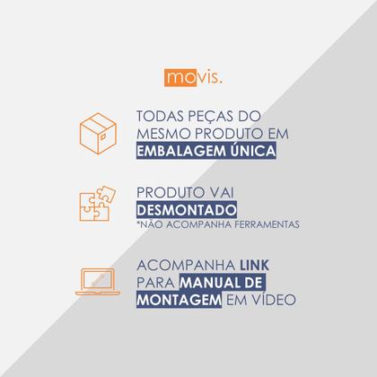 Imagem de Estante Aço p 125kg PRETA 5 Bandejas Bipartida 1,75m x 40cm x 92cm