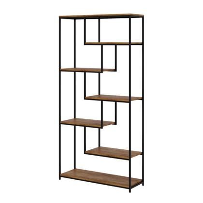 Imagem de Estante Alta Florença Mel e Preta