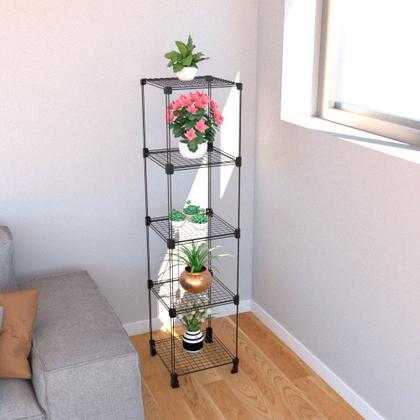Imagem de Estante Aramada 30x125cm Preto