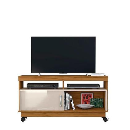 Imagem de Estante Artur para TV de até 50 polegadas - NATURALE / OFF WHITE - Madetec