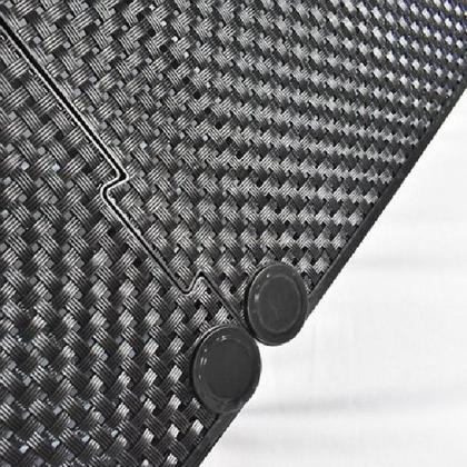 Imagem de Estante atena rattan c enc lateral 4 niveis coleta seletiva