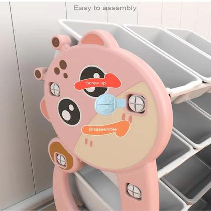 Imagem de Estante brinquedos organizadora infantil caixa bau quarto