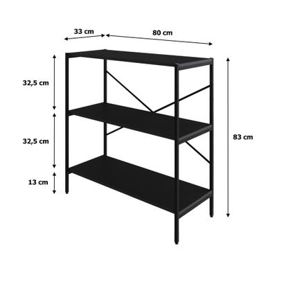 Imagem de Estante C/03 Prateleiras 84x80x33cm Tub