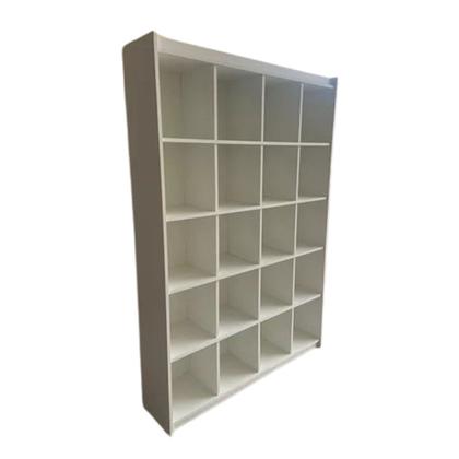 Imagem de Estante Colmeia Organizadora Lojas E Comércios 100% Mdf Branco - Suprema Móveis