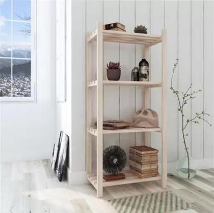 Imagem de Estante com 4 Prateleiras para Sala, Cozinha, Quarto, Escritório Multiuso