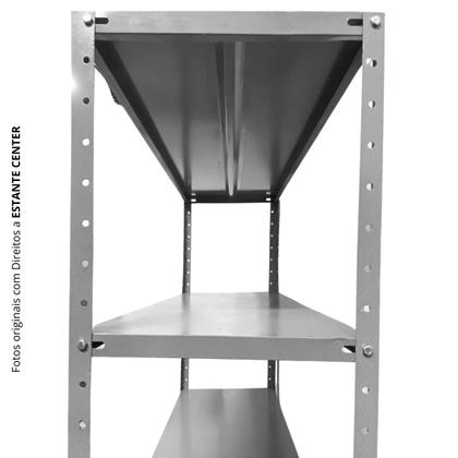 Estante De Aço Com 5 Prateleiras De 40cm - Até 150kg Premium - Estante Center Imagem de Estante De Aço Com 5 Prateleiras De 40cm - Até 150kg Premium