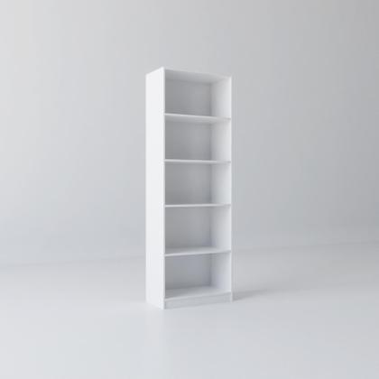 Imagem de Estante de Livros 52CMX175CM Multiuso 5 Nichos Montreal Yescasa Branco