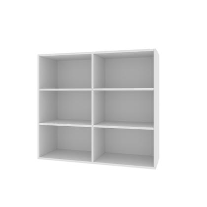 Imagem de Estante de Livros 90CMX84,5cm Multiuso 6 Nichos Geórgia Branco