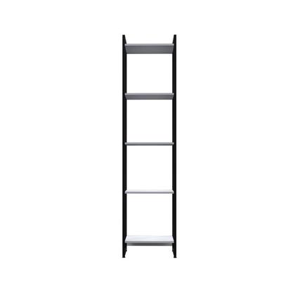 Imagem de Estante de Livros Industrial 45CMX187CM Multiuso 5 Prateleiras Dynamica Yescasa Branco/Chess/Preto