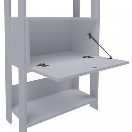 Imagem de Estante de Livros Industrial 63CMX166CM 4 Prateleiras 1 Porta Match Branco