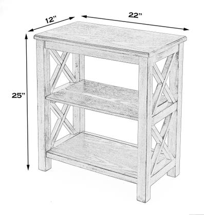 Imagem de Estante de livros Offex Transitional Retangular Black Licorice