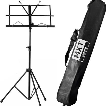 Imagem de Estante De Partitura Dobrável Com Bolsa Msp-001 Preta