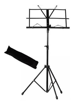 Imagem de Estante de partitura dobrável com bolsa preta