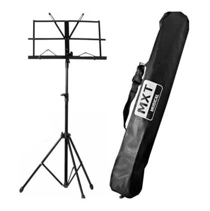 Imagem de Estante De Partitura Dobrável Com Capa Msp-001 Preta - MXT