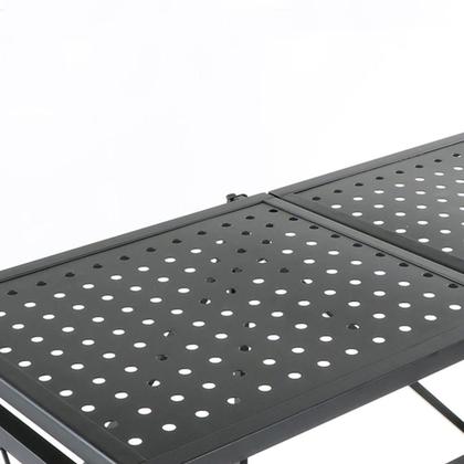 Imagem de Estante Dobrável c 3 Prateleiras e Rodizios Banheiro Cozinha