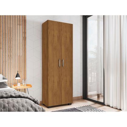 Imagem de Estante Freijó De Madeira Sala 5 Prateleiras E Portas Freijó