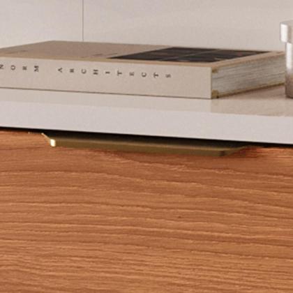 Imagem de Estante Home Noble 225cm para TV até 75 com Cristaleira, Torre com LED e Portas Reflecta