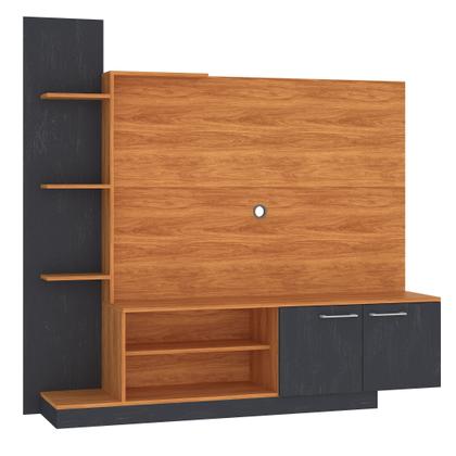 Imagem de Estante Home para Tv 55 Polegadas com Nichos 2 Portas Havana