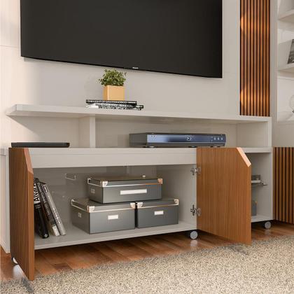 Imagem de Estante Home para TV até 55 Polegadas Frisado Cross Lukaliam