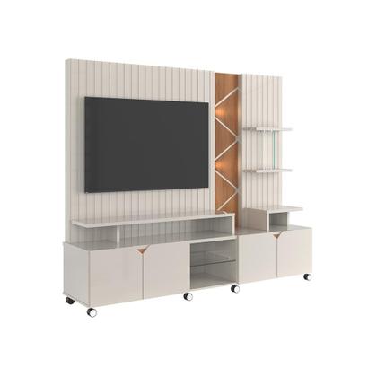 Imagem de Estante Home para TV até 55 Polegadas Frisado Cross Lukaliam