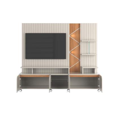 Imagem de Estante Home para TV até 55 Polegadas Frisado Cross Lukaliam