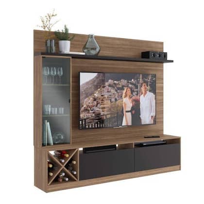 Imagem de Estante Home Para TV até 60 Polegadas 1 Porta de Vidro Veneza