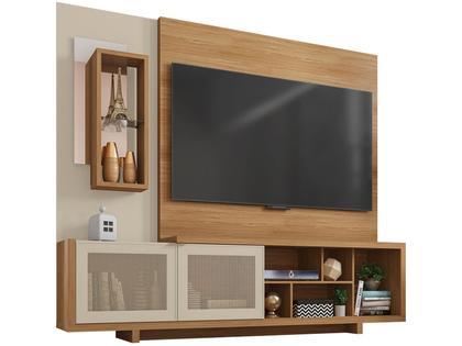 Estante Home para TV até 65” 2 Portas Caemmun Linus Imagem de Estante Home para TV até 65” 2 Portas Caemmun Linus