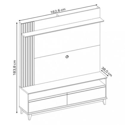 Imagem de Estante Home para TV até 65 Polegadas 2 Portas NT 1335 Notável Móveis