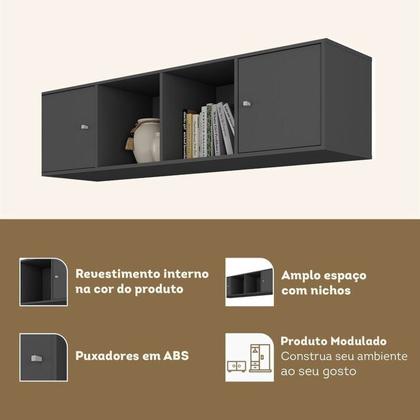 Imagem de Estante Home para Tv até 65 Polegadas com 4 Portas Elegance Yescasa