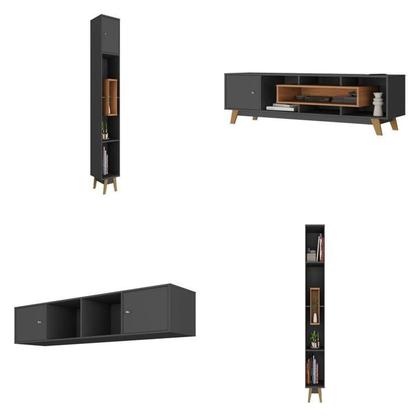 Imagem de Estante Home para Tv até 65 Polegadas com 4 Portas Elegance Yescasa
